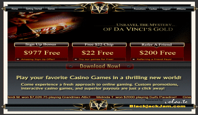 Davinci's Gold Casino