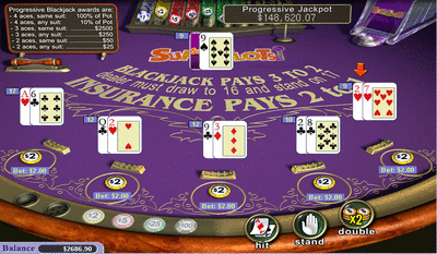 Vegas Technology Progressive Blackjack